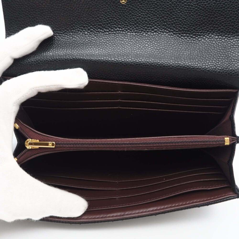 CHANEL Black Caviar Leather Wallet - Picture 11 of 14